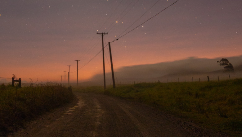 Dark road Hawaii