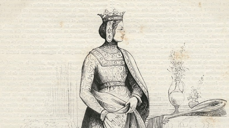 Joanna of Castile in a woodcut print