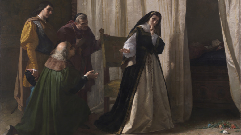 1866 painting of Juana of Castile