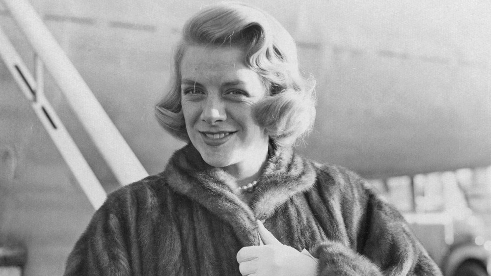 Rosemary Clooney in fur coat