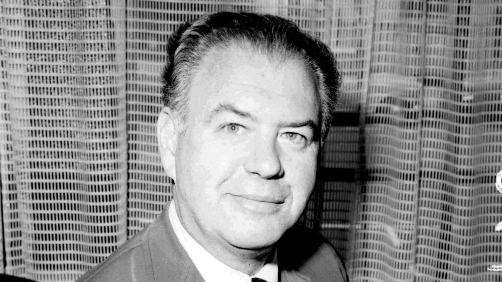 Composer Nelson Riddle smiling