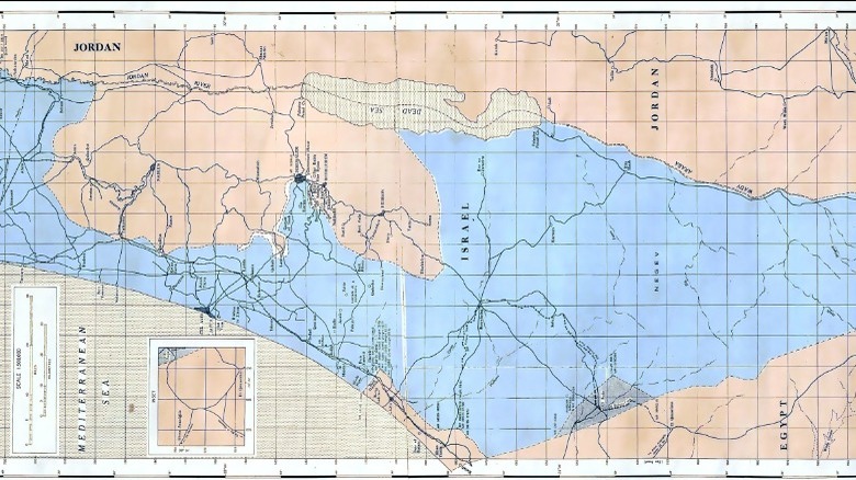 Armistice agreement map 