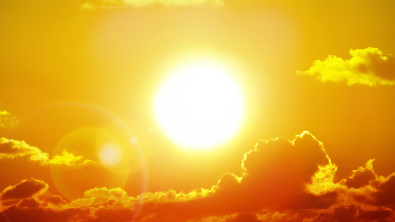 Sun during a heatwave
