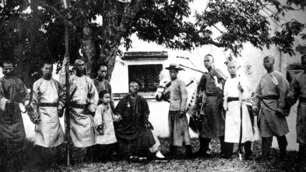 Group of Chinese Boxers, 20th century. 