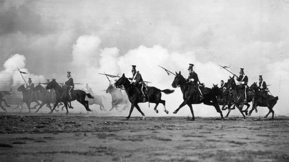 Film recreation of the Charge of the Light Brigade