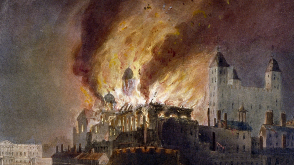 burning armory