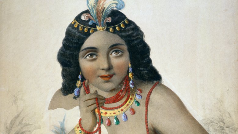 Pocahontas amonute native american