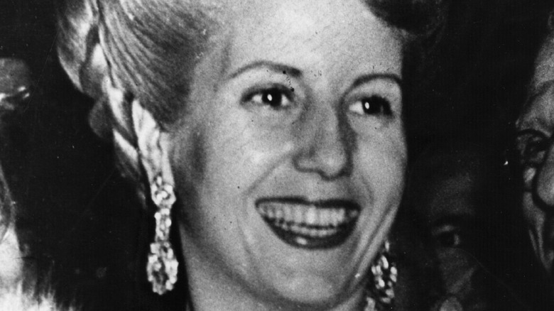 Eva Peron smiling