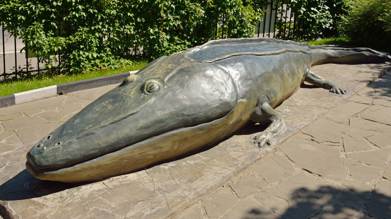 Mastodonsaurus, a giant amphibian
