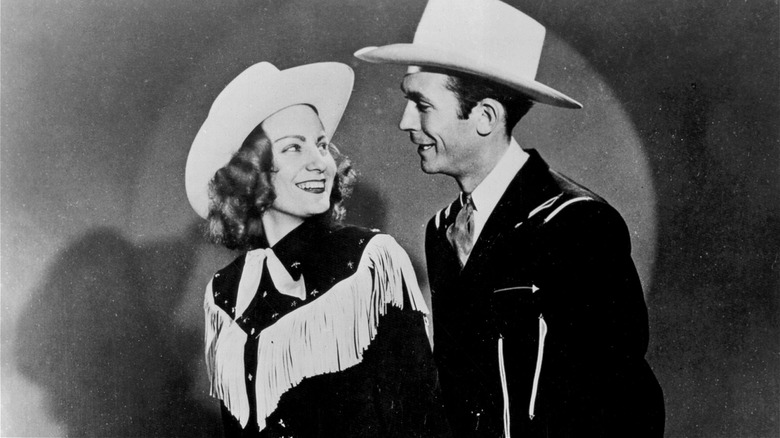 Audrey and Hank Williams in 1948