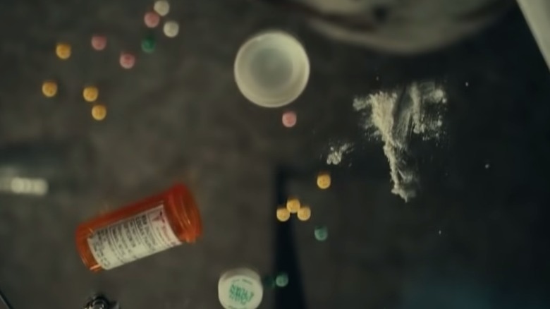 Opioid drugs on a table, 'Dopesick'