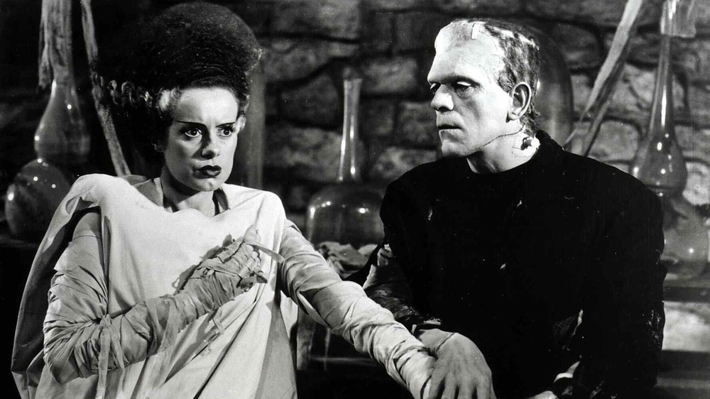 Elsa Lanchester and Boris Karloff in The Bride of Frankenstein