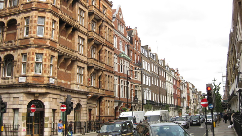 modern day Harley St., where Logue had his practice