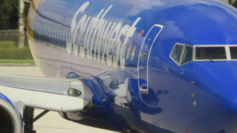 a southwest airlines aircraft