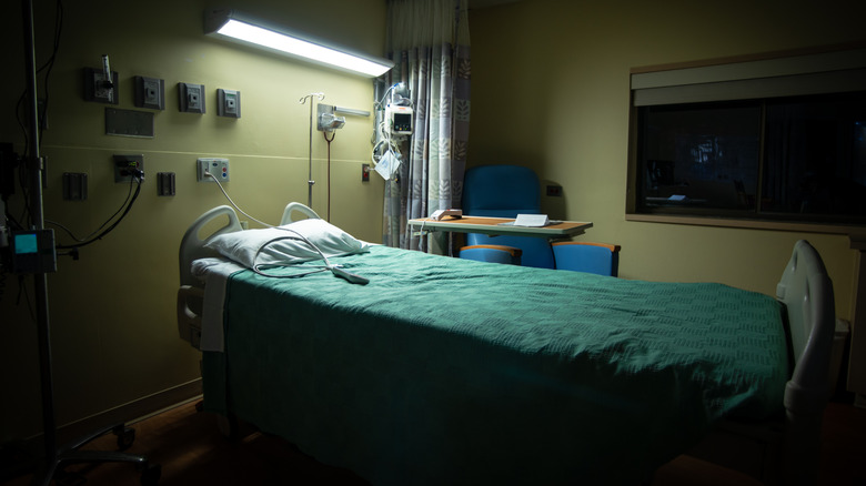 dim hospital room