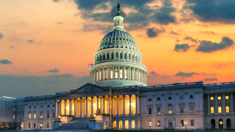 the us capitol building