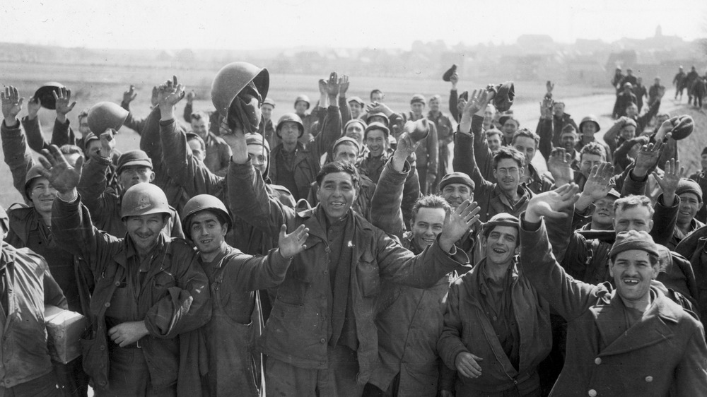 Soldiers Cheering