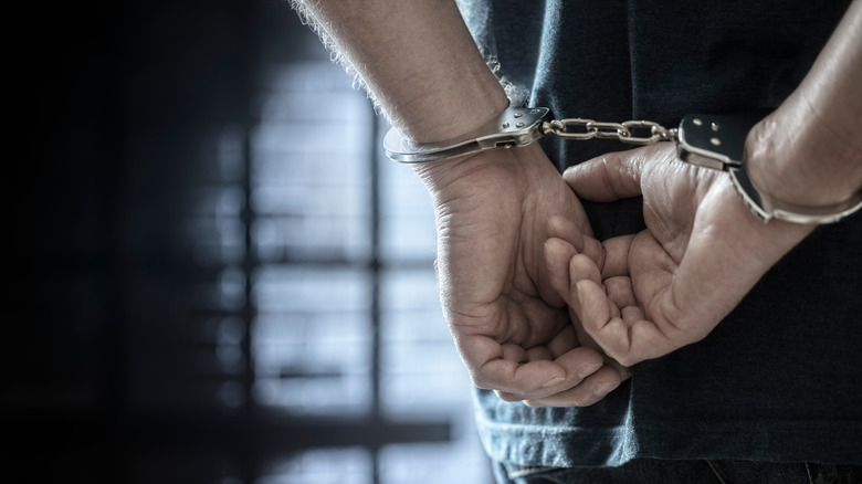 Man in handcuffs