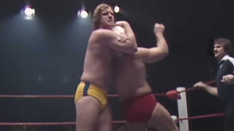 David Von Erich wrestles Ric Flair