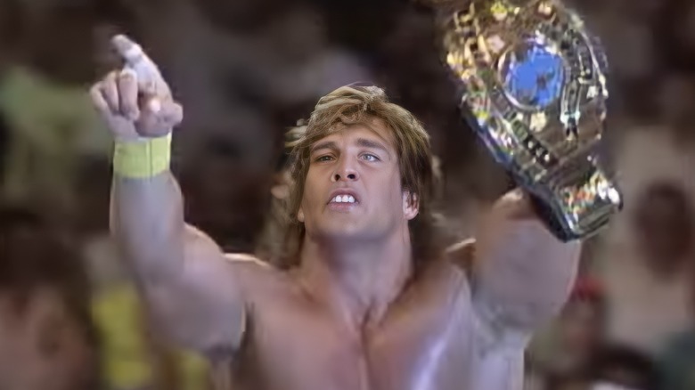 Kerry Von Erich celebrates