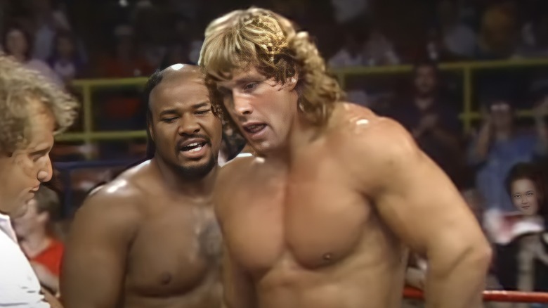 Kerry Von Erich looking tired