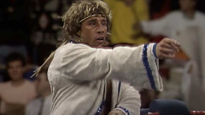 Kerry Von Erich pointing