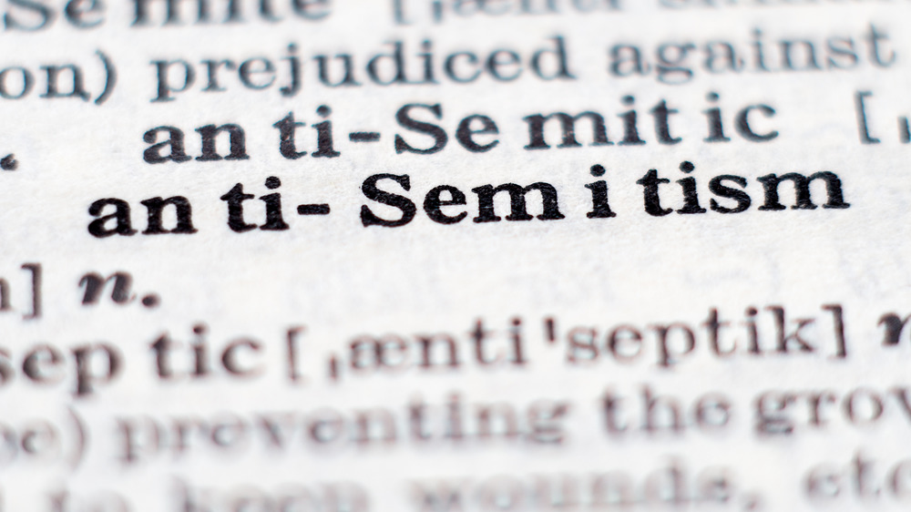 antisemitism dictionary entry