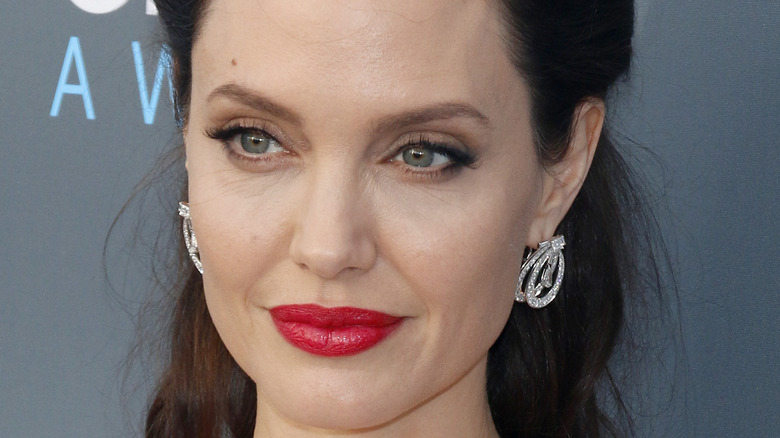 Angelina Jolie smiles