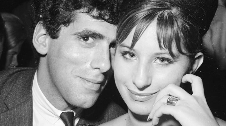 Elliott Gould and Barbra Streisand