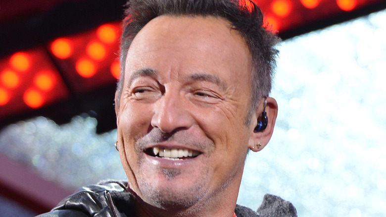 Bruce Springsteen smiling