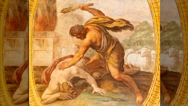 illustration of Cain killing Abel