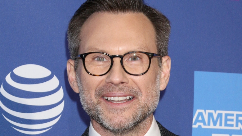 Christian Slater smiling