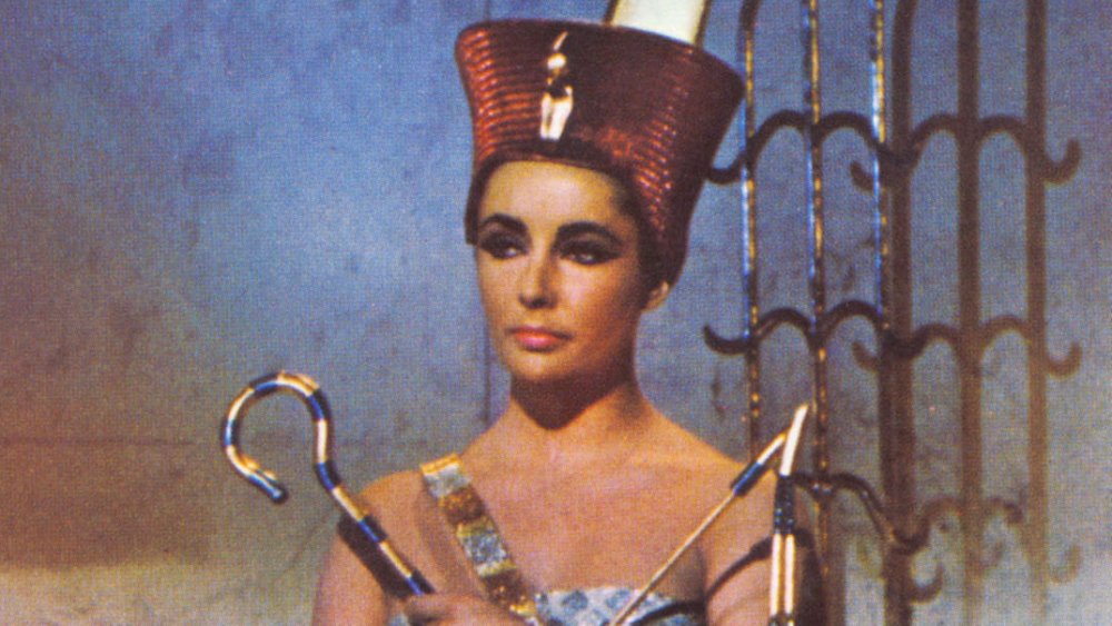 Cleopatra portrayed by Elizabeth Taylor
