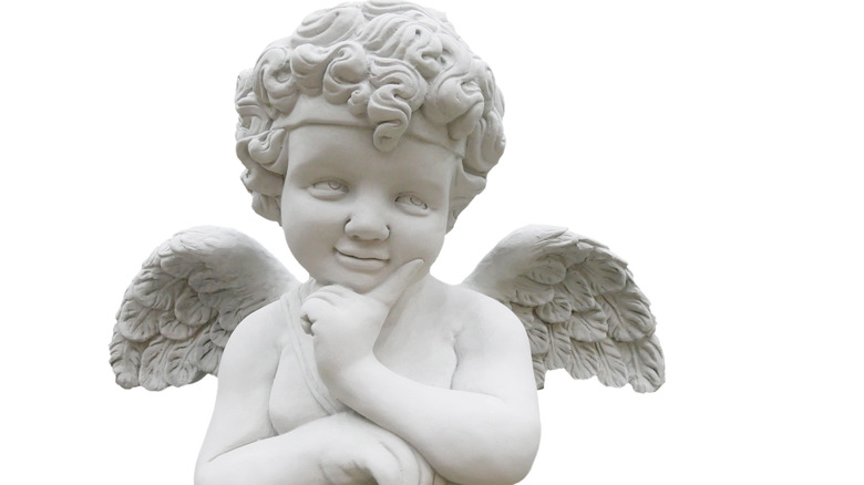 Cupid cherub statue