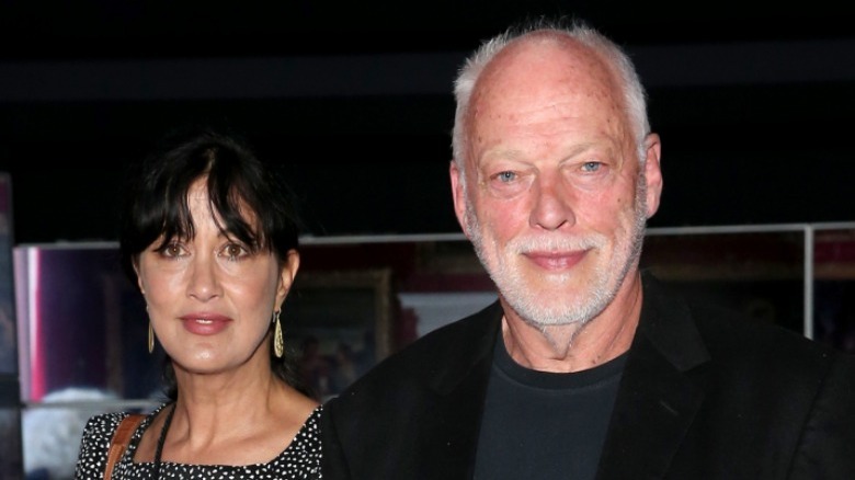 Polly Samson and David Gilmour