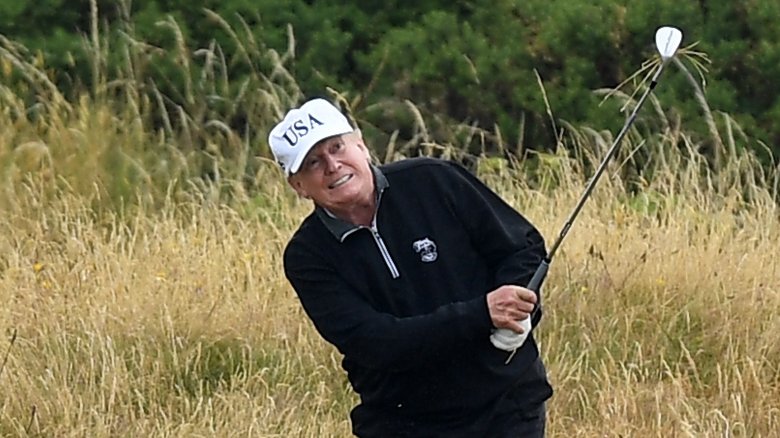 trump golf swing course
