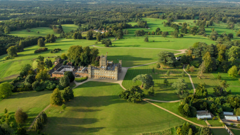 Highclere Castle and grounds 