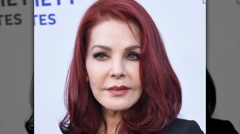 Priscilla Presley on red carpet