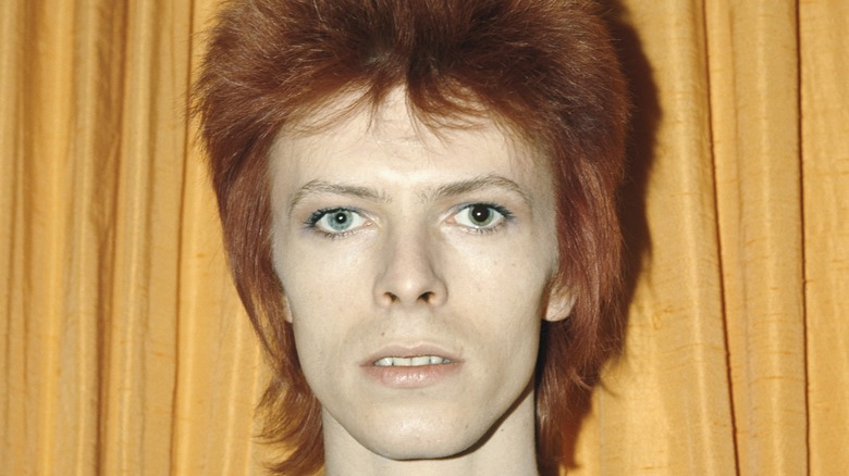 David bowie with orange hair