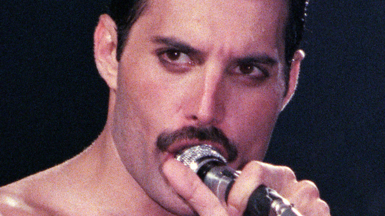 Singer Freddie Mercury of Queen