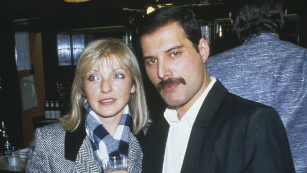 Freddie Mercury with Mary Austin