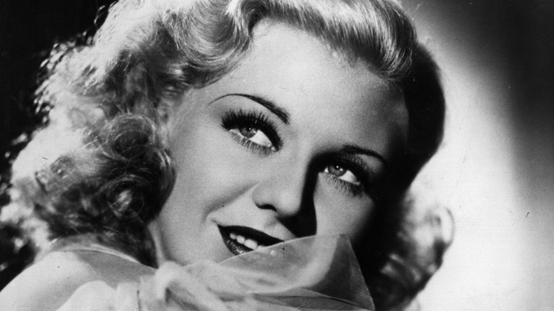Ginger Rogers looking coy
