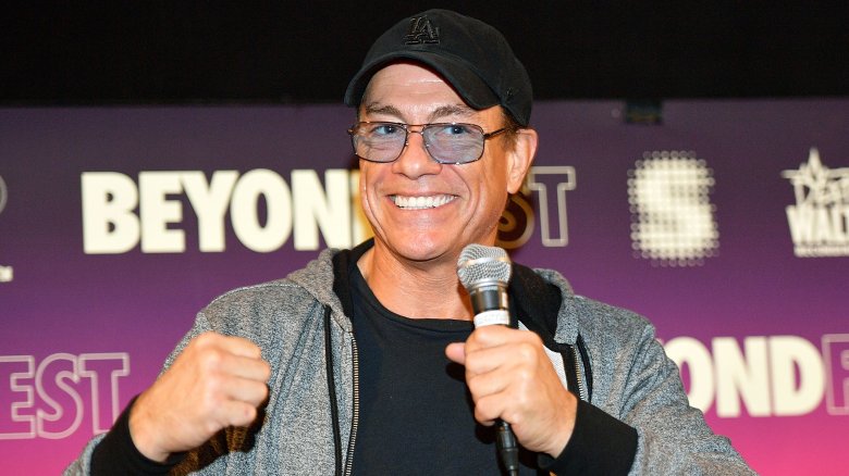 Jean-Claude Van Damme and a fist that may or may not have been in someone's crotch