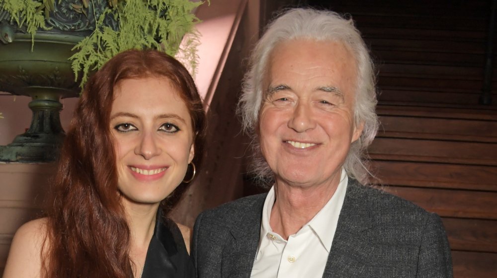 Scarlett Sabet and Jimmy Page, 2020