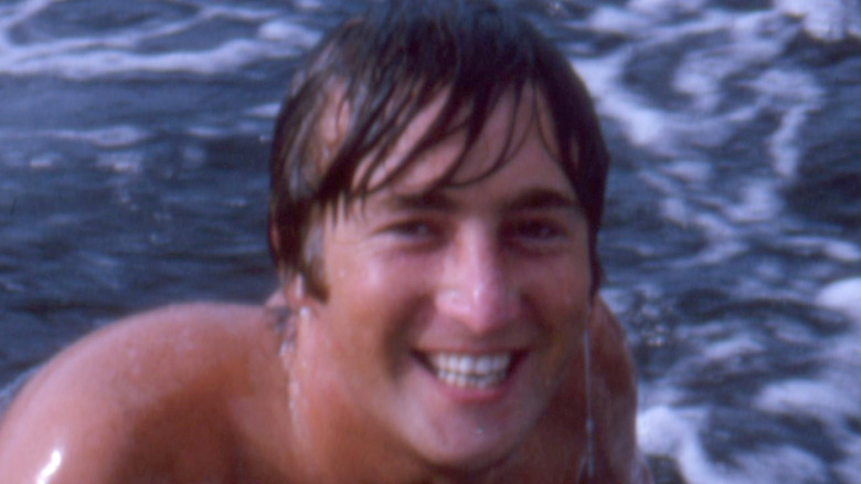 John Lennon in the sea