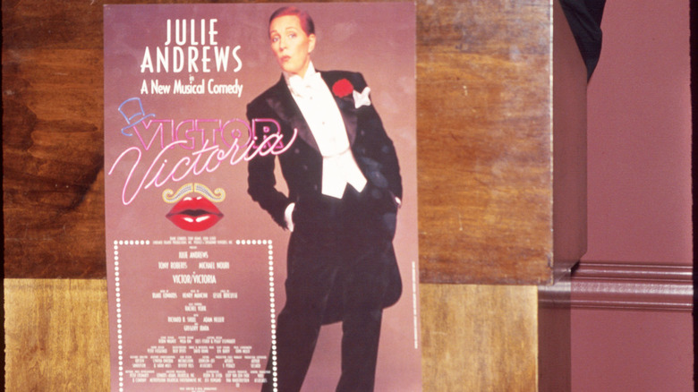 The poster for Victor/Victoria 