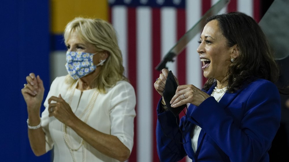 Jill Biden, Kamala Harris