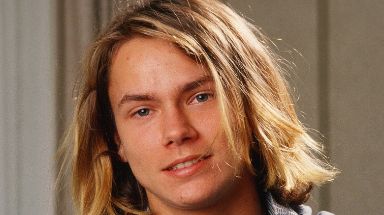 River Phoenix with long hair