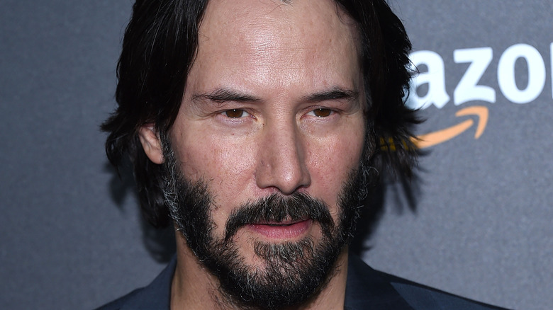 Keanu Reeves with a beard