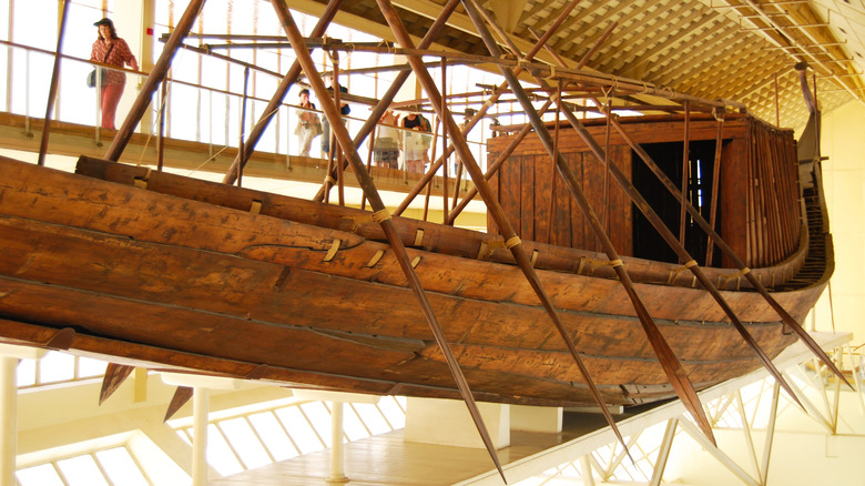 Solar Boat museum display